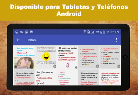 Memes Graciosos de Amor android App screenshot 0