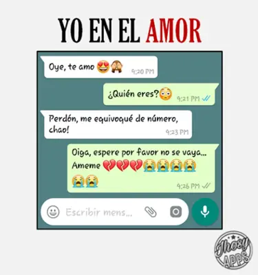 Memes Graciosos de Amor android App screenshot 6